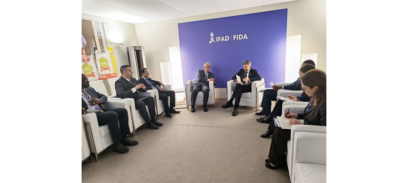 وزير الشؤون الاقتصادية يتباحث مع رئيس “فيدا” حول تعزيز الشراكة التنموية