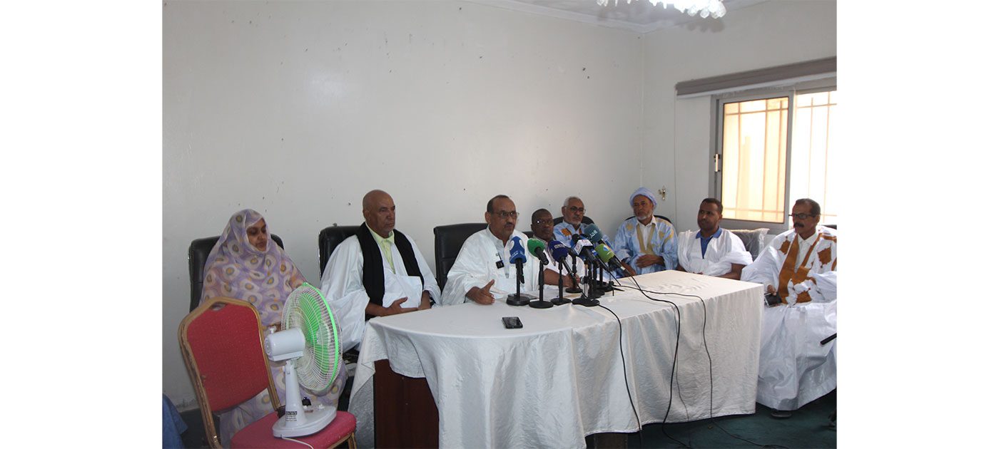 حزب الصواب يعقد مؤتمرا صحفي