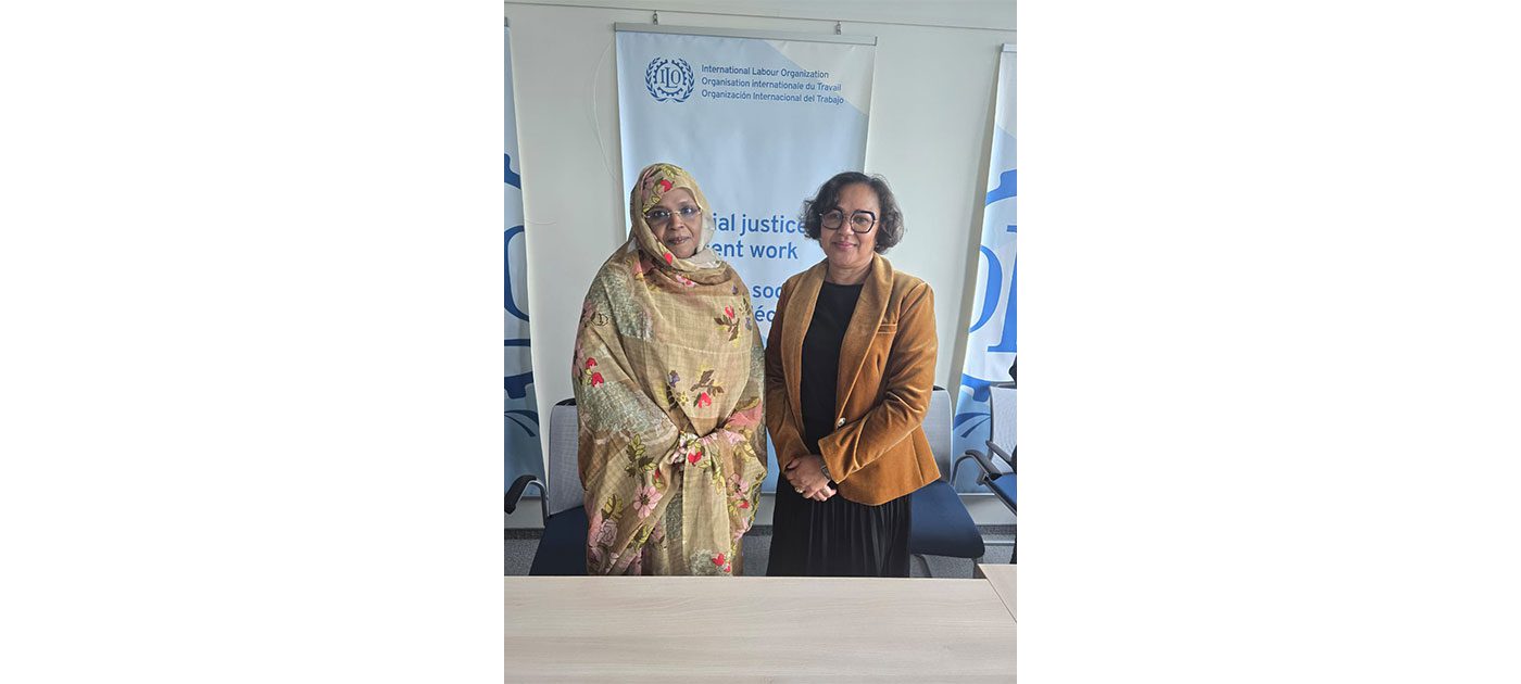 وزيرة الوظيفة العمومية والعمل تجري مباحثات مع مديرة الحوكمة بمنظمة العمل الدولية