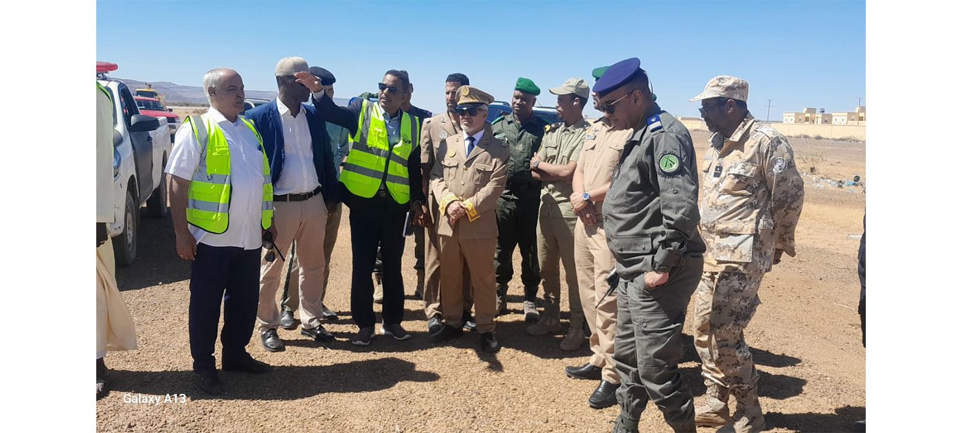 والي آدرار يتفقد مطار أطار الدولي تمهيدا لإعادة تأهيله وتوسعته