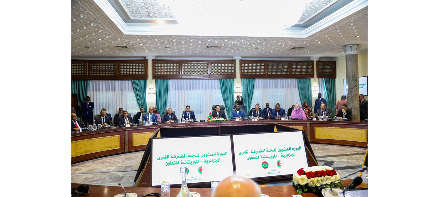 الوزير الأول ونظيره الجزائري يترأسان أشغال الدورة الـعشرين للجنة المشتركة الموريتانية الجزائرية للتعاون