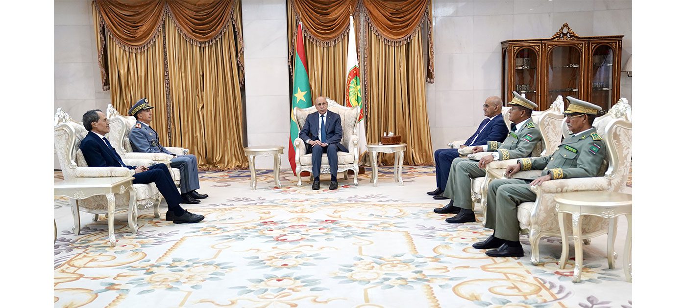 رئيس الجمهورية يستقبل المفتش العام للقوات المسلحة الملكية المغربية