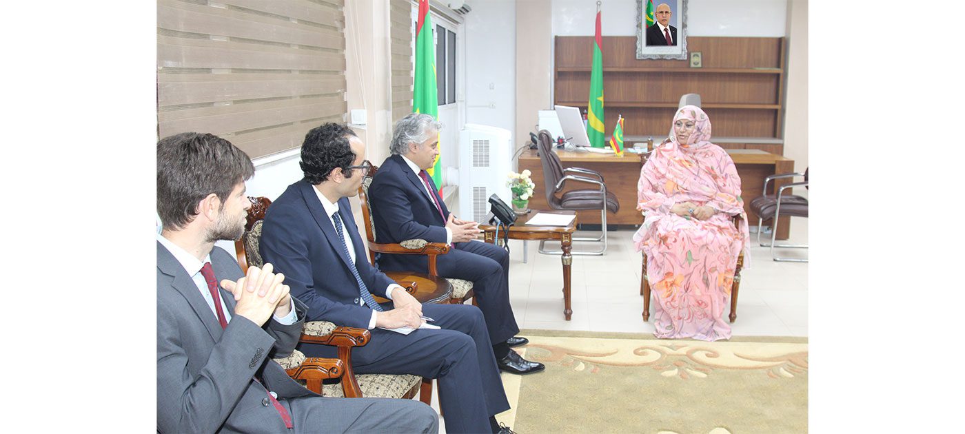 وزيرة الإسكان تستقبل السفير المصري