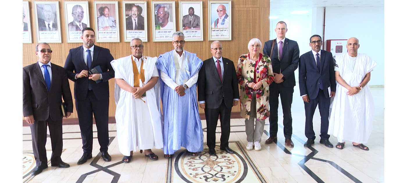 رئيس الجمعية الوطنية يستقبل وفداً ألمانياً رفيع المستوى.