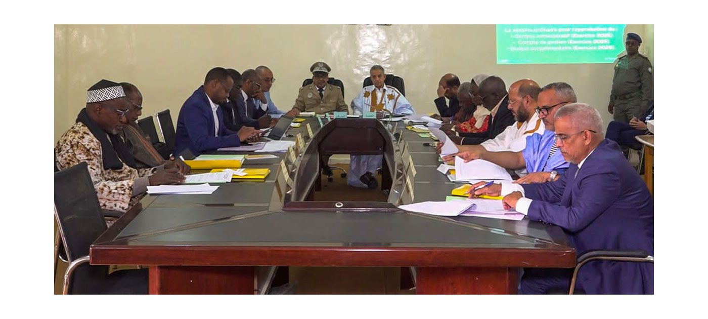 اجتماع المجلس البلدي لمدينة نواذيبو في دورة عادية