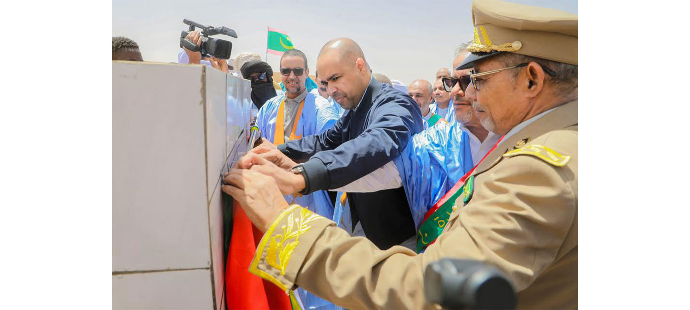 المندوب العام للتآزر يدشن سدين ببلدية الباطن في مقاطعة ولاته