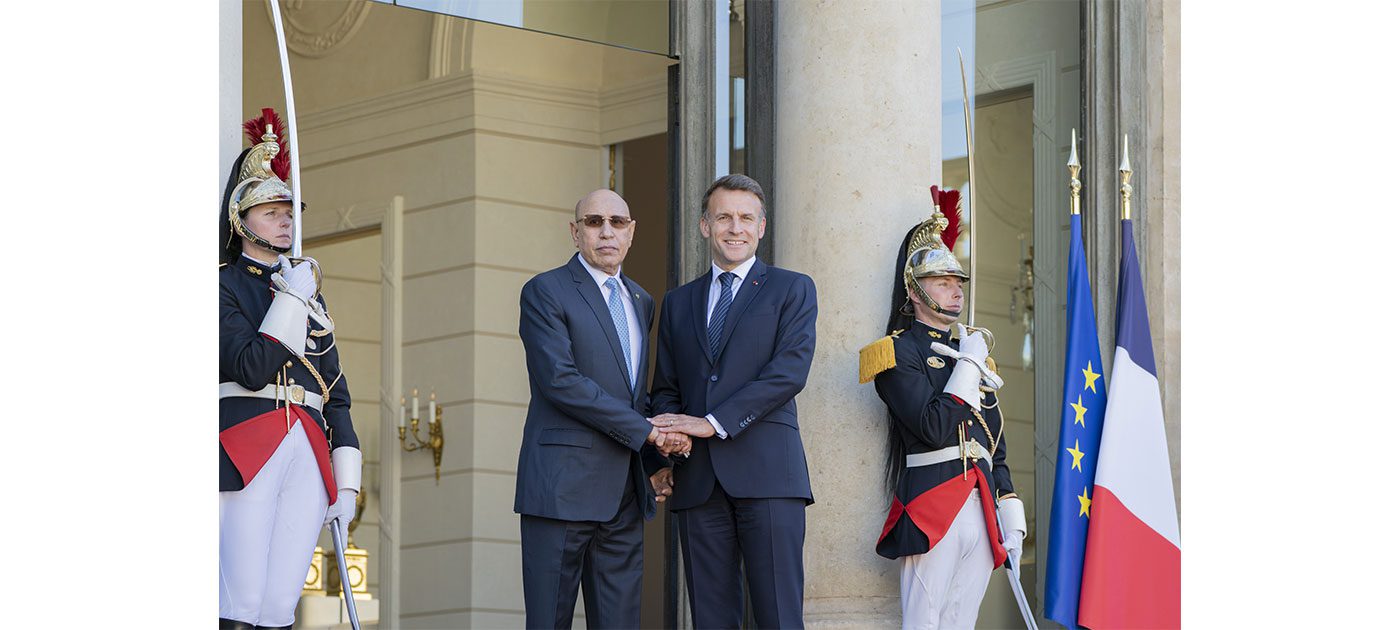 مراسم استقبال رسمية لرئيس الجمهورية في قصر الإليزيه