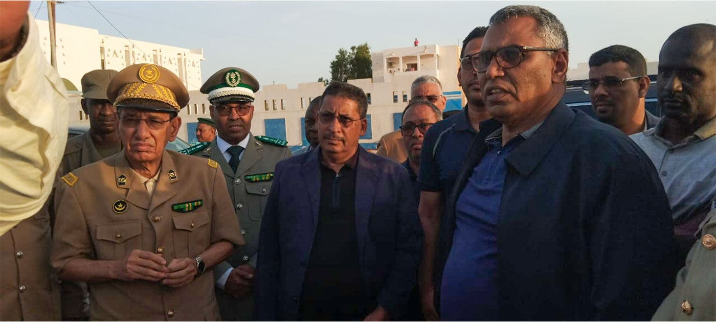 وزير التجهيز يعاين الإجراءات التحضيرية لإطلاق أشغال بناء بعض ملحقات جسر روصو