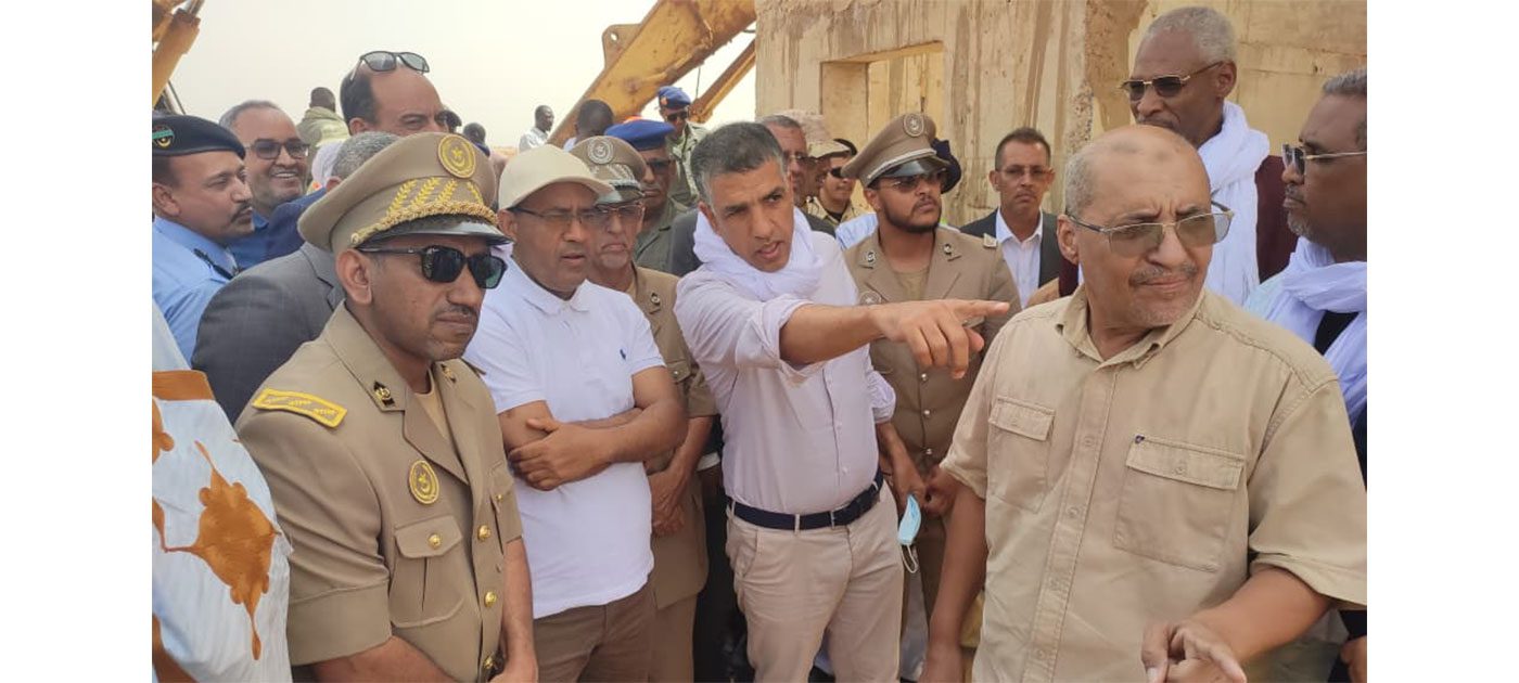 وزير الزراعة يتفقد أشغال تنفيذ مشروع “الركبه” ببلدية دار البركه