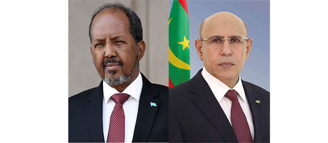 رئيس الجمهورية يهنئ نظيره الصومالي