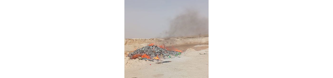 مصادرة وإتلاف أكثر من 5 أطنان من المواد المنتهية الصلاحية والفاسدة على مستوى أسواق العاصمة